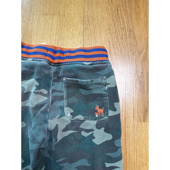 Mini Boden Upcycled Joggers Pants Green Camouflage Elastic Drawstring Size 6Y - Picture 5 of 11